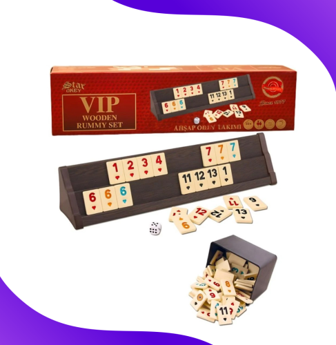 مجموعة الأوكي رومي خشبية VIP-لون غامق من بوينت بلس