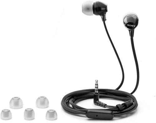 Sony MDR-EX14AP Wired in Ear Headphone with Mic (Black)