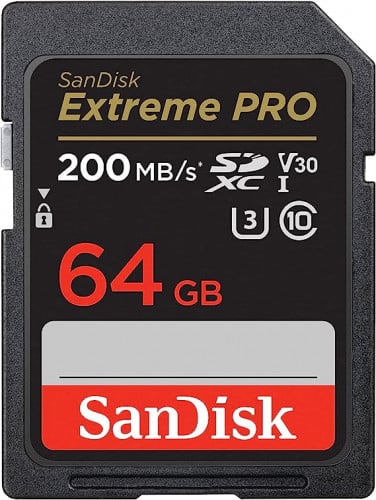 بطاقة ذاكرة SanDisk Extreme PRO SDXC UHS-I سعة 64...