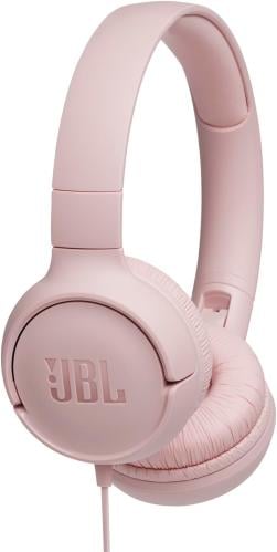 JBL Tune 500 Wired Headphones – Pure Bass Sound, 1-Button Remote/Microphone, Lightweight & Foldable Design, Tangle-Free Flat Cable...