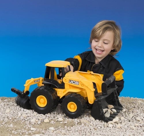 لعبة سيارة جرف الاتربة – اسود اصفر