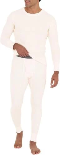 طقم بيجاما داخلية رجالي من فروت اوف ذا لوم مصنوع من نسيج قطني size-XL