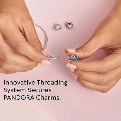 سوار براق بسلسلة بتصميم ثعبان من الفضة الستيرلينج...