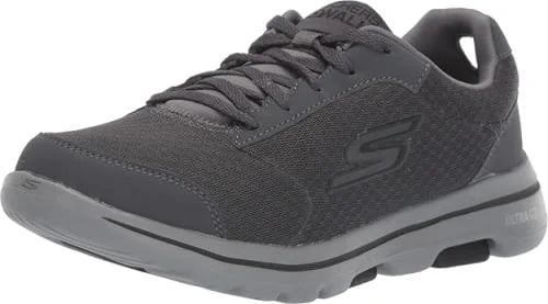 Skechers Men's Go Walk 5 Qualify – High-Performance Lace-Up Mesh Walking Shoe (Size 44.5 EU)