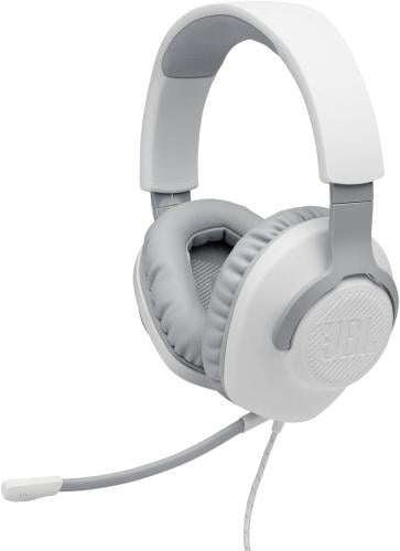 JBL Quantum 100 Wired Headset with Detachable Voice-Focus Boom Microphone, Realistic Quantum Sound, Lightweight Headband, and Memo...