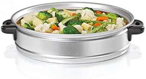 طباخة ارز كهربائية + بخار , حجم عائلي 700 واط, سعة...