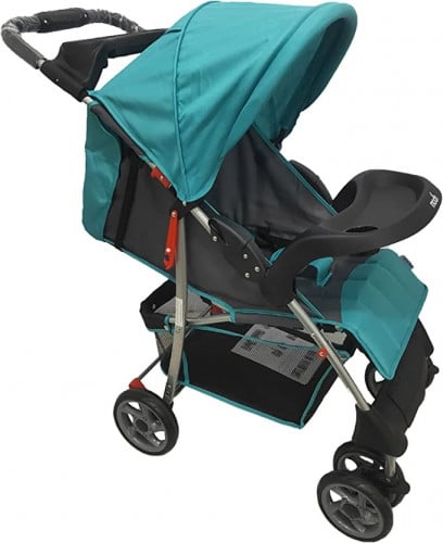عربة اطفال قابلة للطي من مون تريك- ازرق