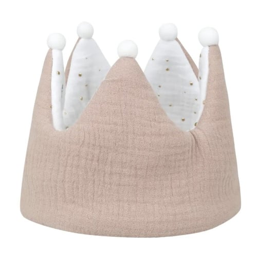 تاج قماشي مع تطريز