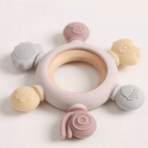 عضاضة سيلكون وخشب