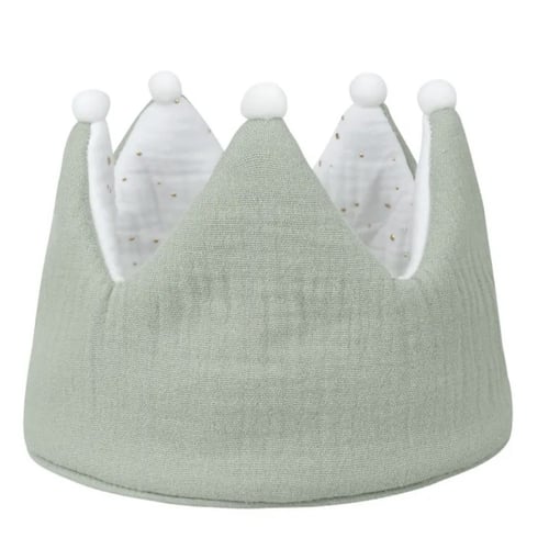 تاج قماشي مع تطريز