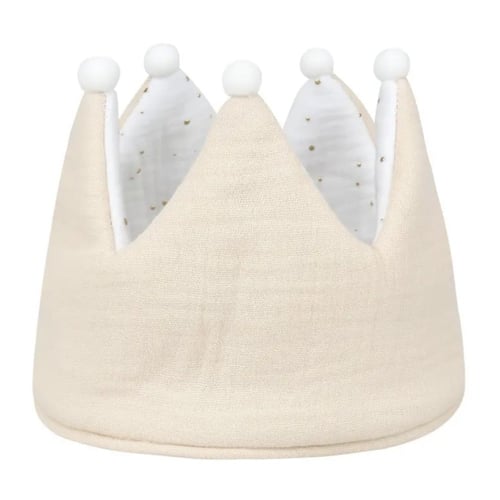 تاج قماشي مع تطريز