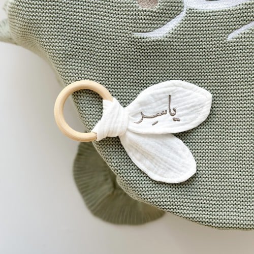 ارنب قماشي مع تطريز