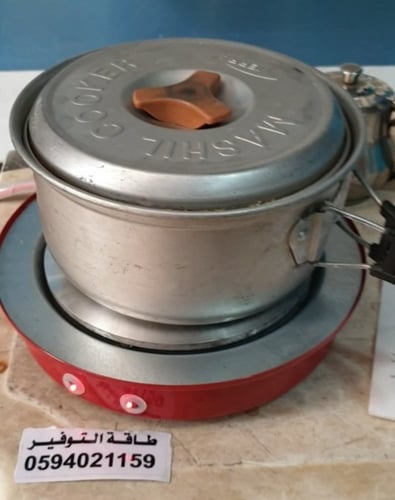 طباخة 12 فولت من البطارية مباشر 400 w