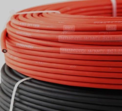 اسلاك مخصصة لـ الطاقة 5 متر من كل لون اسود , احمر