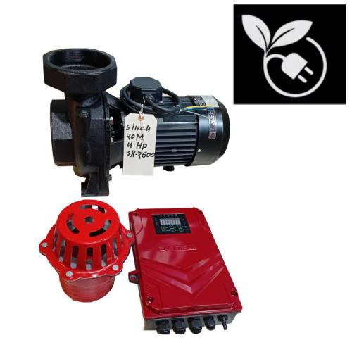 مضخة -دينمو 5 بوصة مع منظم يعمل على الطاقة الشمسية