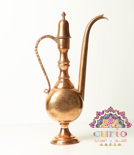 ابريق نحاسي نقش يدوي