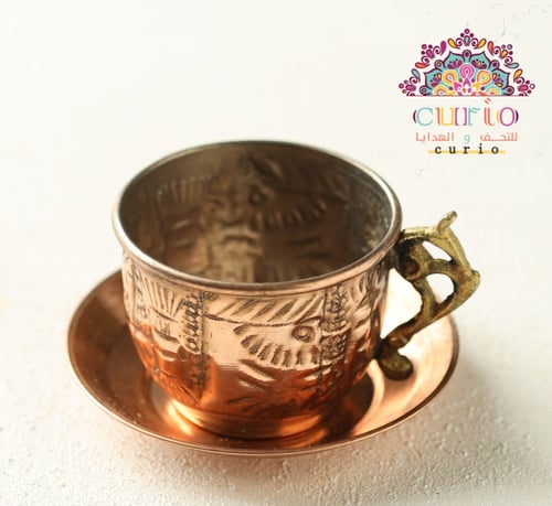 طقم اكواب قهوة نحاسية