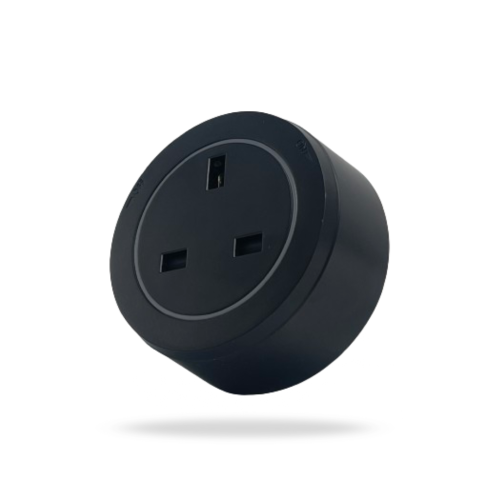 فيش 13A بتصميم عملي وأمان أعلى لون أسود