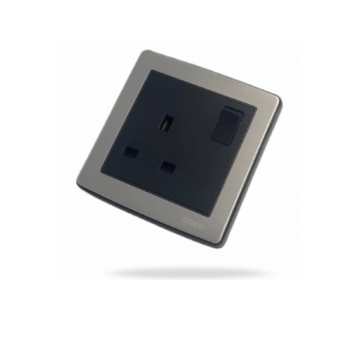 فيش بتصميم فاخر وجودة عالية باللون الأسود والفضي -...