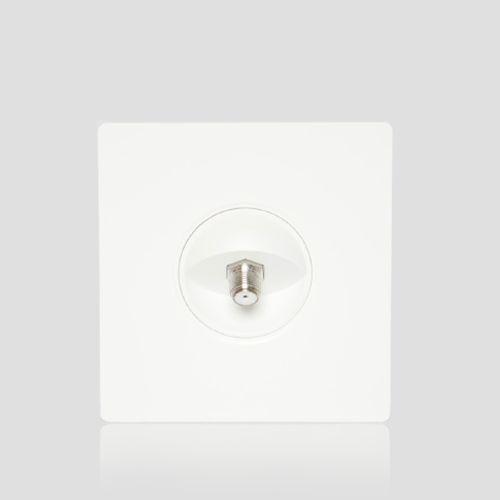 فيش دش مودرن ابيض مطفي سمكو