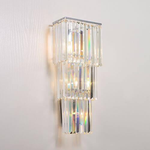 جداري كلاسيكي زجاج أبيض