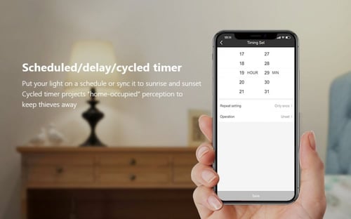 لمبة ذكية متعددة الألوان - 10 واط