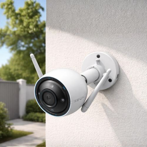 كاميرا مراقبة ذكية خارجية برؤية ليلية ملونة ومقاوم...