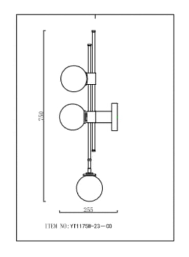 اضاءة جدارية ذهبي مودرن