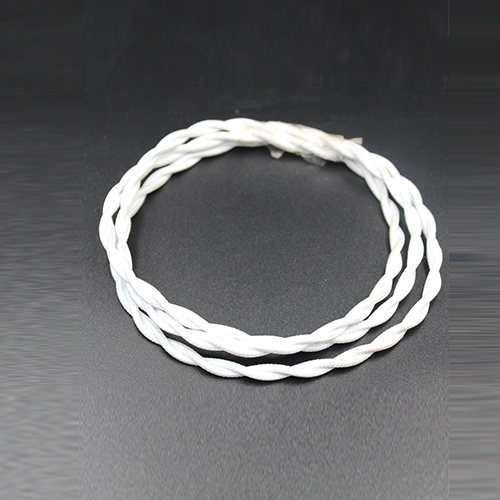 سلك مبروم أبيض بالمتر