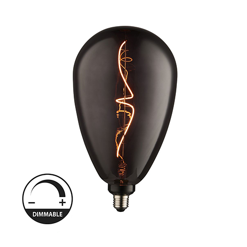 لمبة ديكوريه بشكل طولي انيق ديمر اصفر G190 حجم كبي...