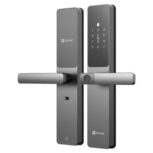 قفل باب ذكي بالبصمة والواي فاي فتح وتحكم عبر التطب...