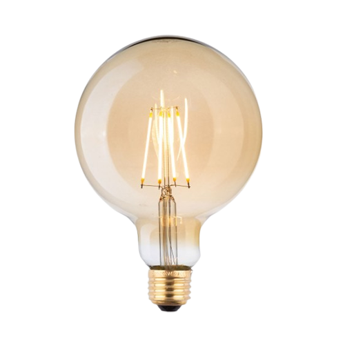 لمبة ليد زجاجية إضاءة صفراء هادئ – 4 واط