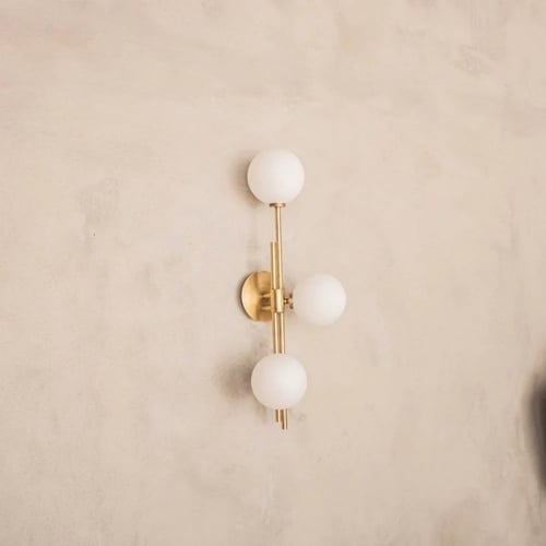 اضاءة جدارية ذهبي مودرن