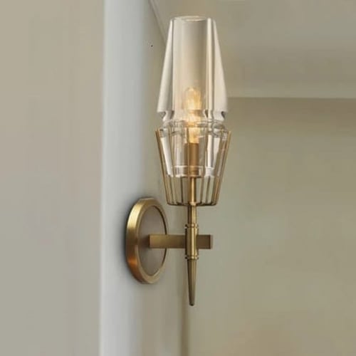 إضاءة جدارية زجاج بشبك