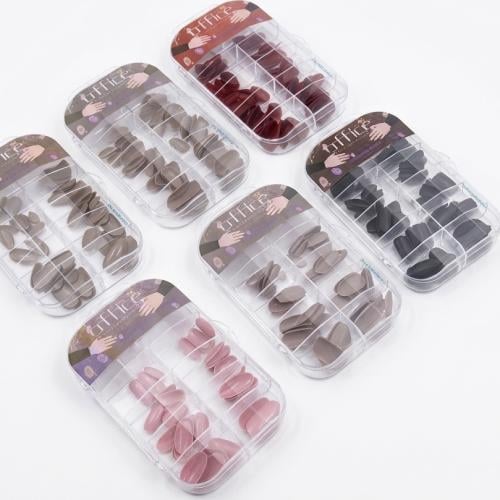 Office Artificial Nails 100 Nail Tips — Multi Colors