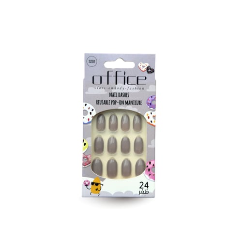Office Reusable Pop-On Nails – 24 pcs