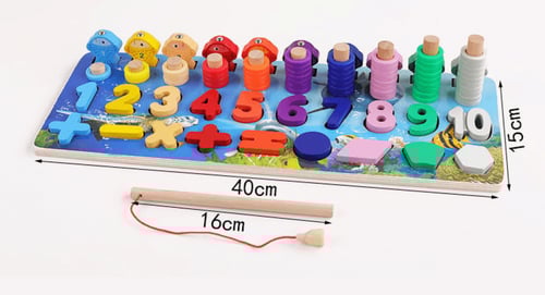 تعليم الأعداد والأشكال 4 في 1