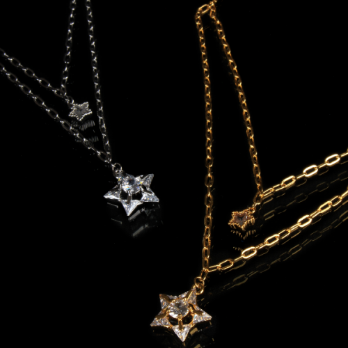 سلسال دورين زركون شكل نجمة