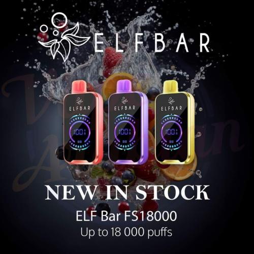 الف بار 18000 سحبة Elf Bar FS18000 PUFFS