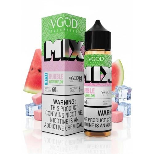 نكهة في جود علكة بطيخ ايس 60مل VGOD Iced Bubble Wa...