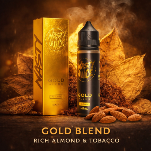 نكهة ناستي قولد بلاند - NASTY GOLD BLEND TOBACCO -...