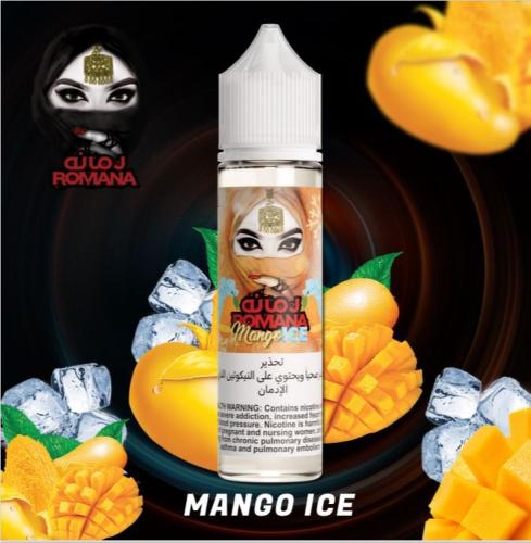 نكهة فيب رمانه مانجو ايس Romana Mango Ice
