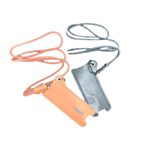 ‏جراب ‏جلد لجهاز المايلي ‏مع تعليقه