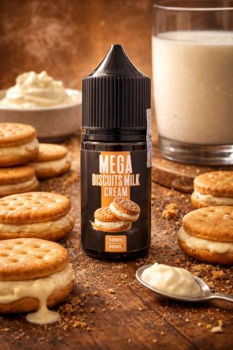 نكهة ميجا بسكويت بكريمة الحليب - MEGA BLSCUITS MIL...