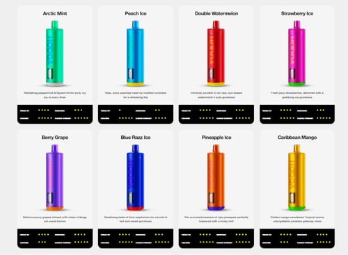 شيشة جاهزة ناستي هوكا 15000 موشة NASTY HOOQA DTL 1...