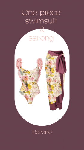 Borneo - One piece & sarong