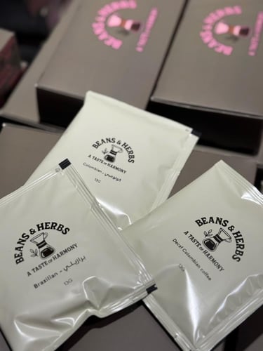 قهوه فاخره (5 اظرف واكواب)