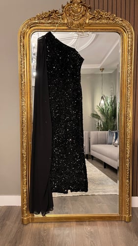 فستان ماسك ترتر مع شيفون