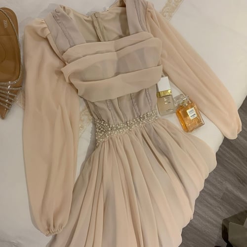 فستان شيفون ميد