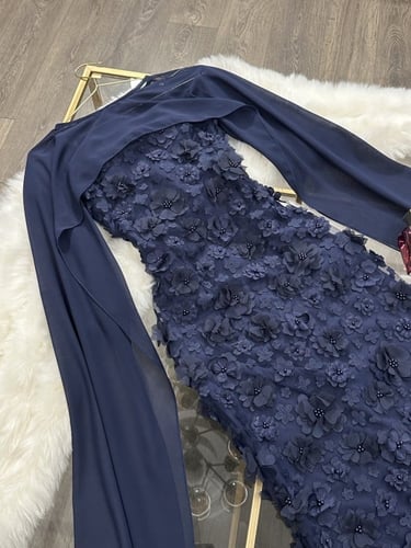 فستان سهره مطرز مبطن